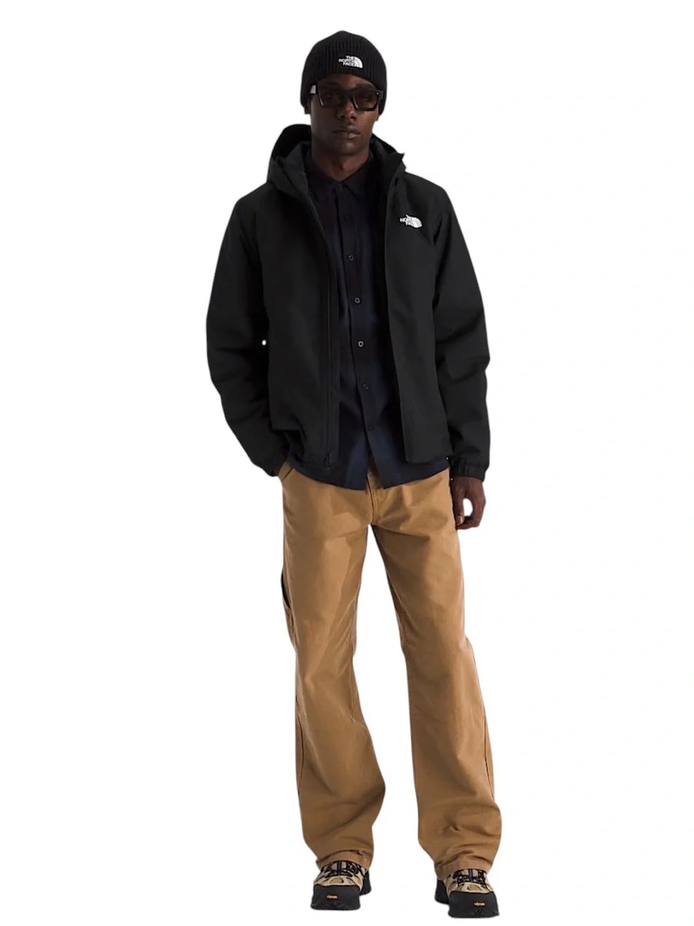 The North Face Men’s Black Insulated Hooded jacket size large